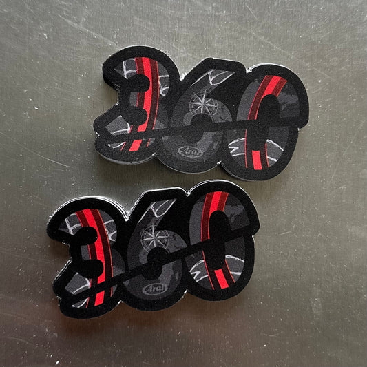 STICKERS 360 ARAI HARADA (x1)