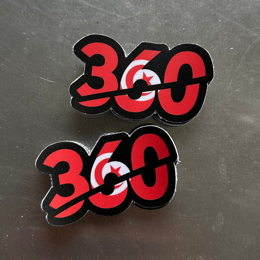 STICKERS 360 TUNISIE (x1)