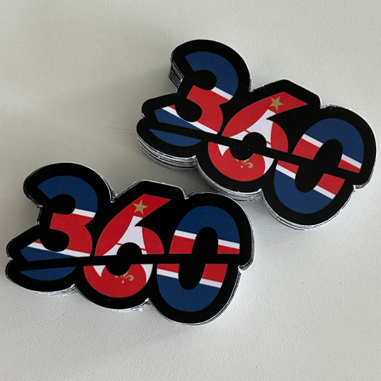 STICKERS 360 PSG CHAMPION (x1)