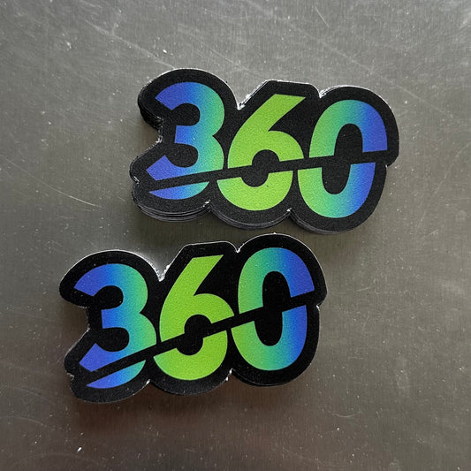 STICKERS 360 ARAI IRIDIUM VERT (x1)