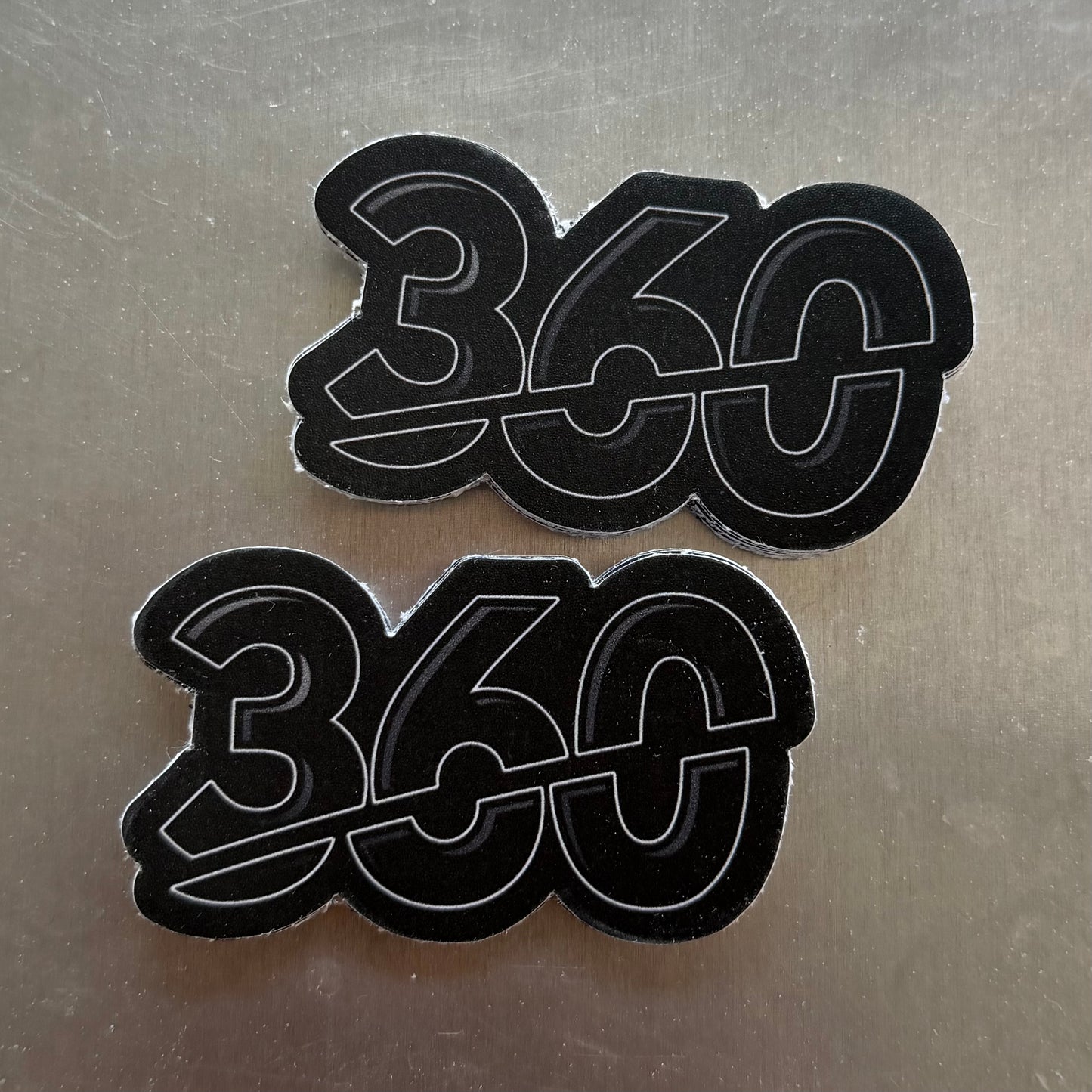 STICKERS 360 NOIR (x1)