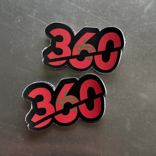 STICKERS 360 MAROC (x1)