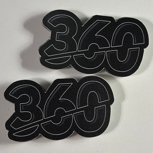 STICKERS 360 NOIR (x1)